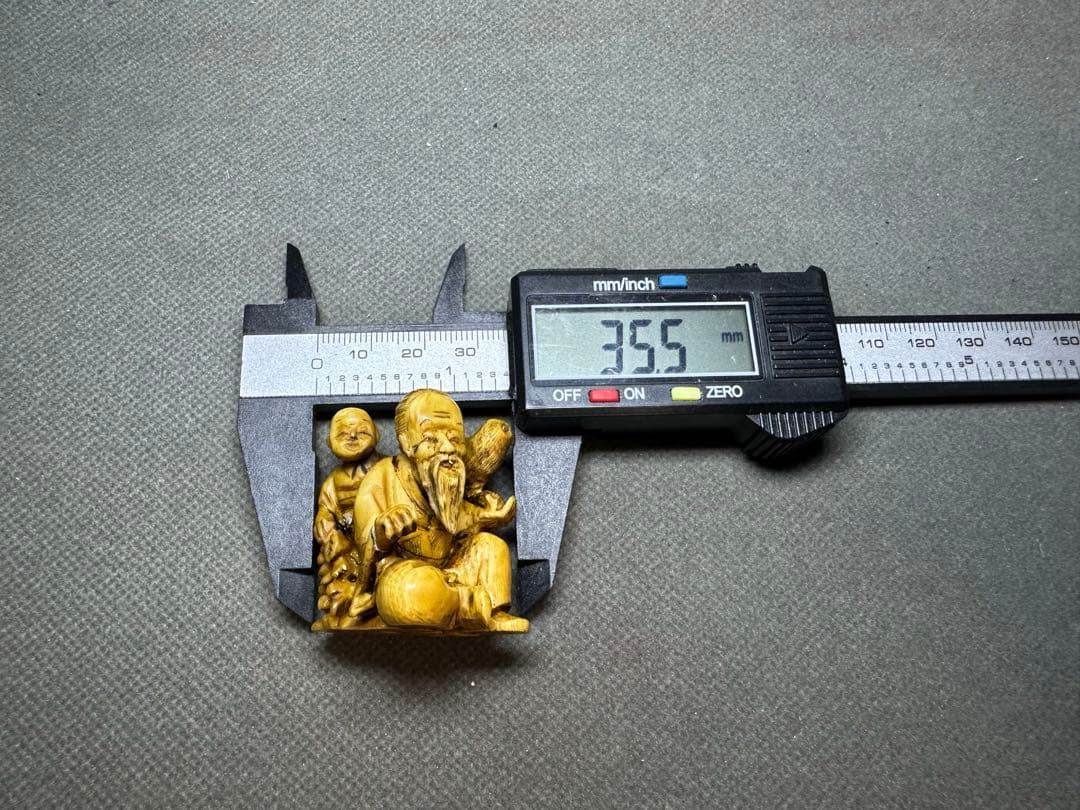 極上　江户　根付　オナガドリ　古美術品　 置物　細密細工　骨董　アンティーク