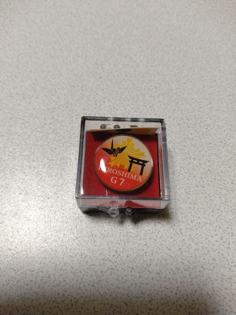 2023年5月開催　広島G7サミット 記念バッジ非売品
