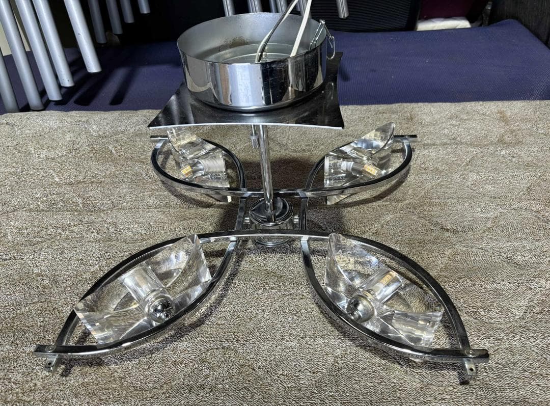 OTSUKA 大塚家具シャンデリアMAN-0885/4 約4灯 Used/キレイ