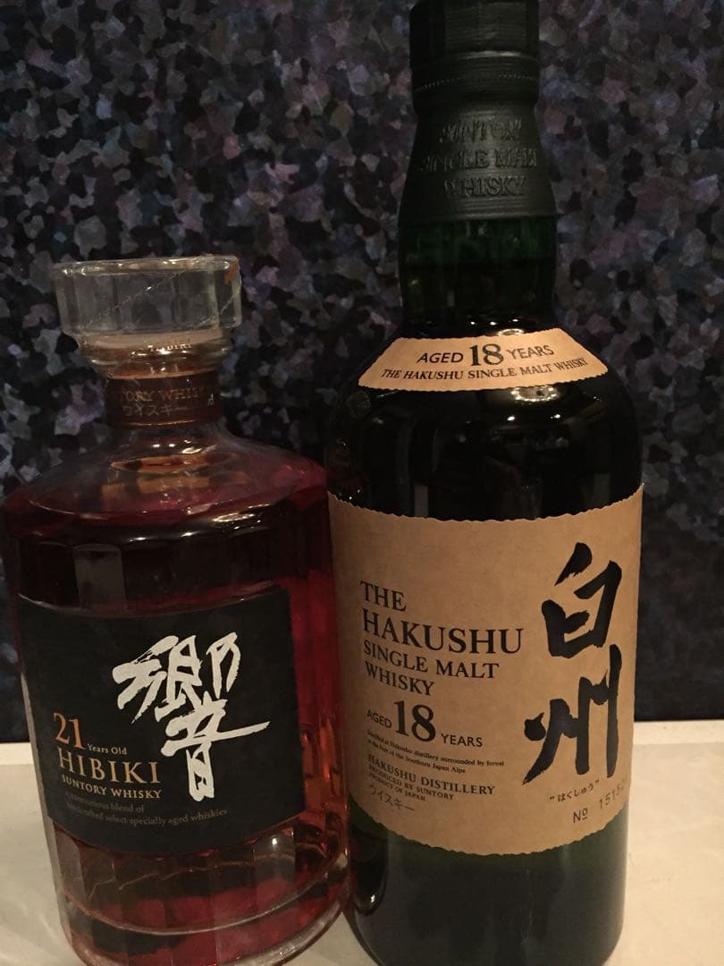 サントリー 響 21年、白州18年