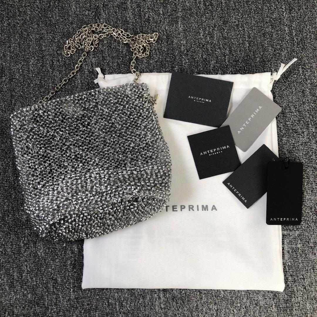 アンテプリマ セッキオスティローゾ ショルダーバッグ シルバー