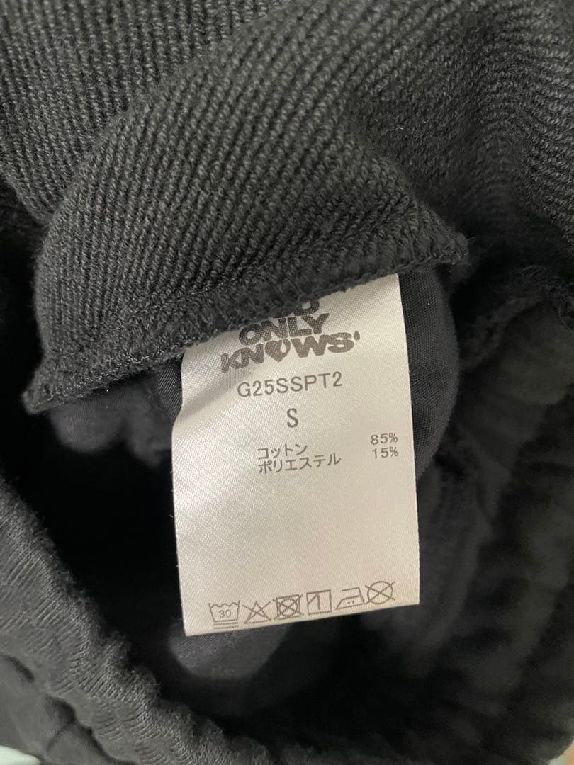 GOD ONLY KNOWS スウェットパンツ　ブラック　S