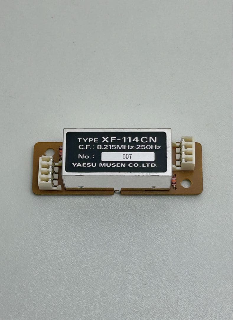 その他 YAESU CW Narrow Filter YF-114CN