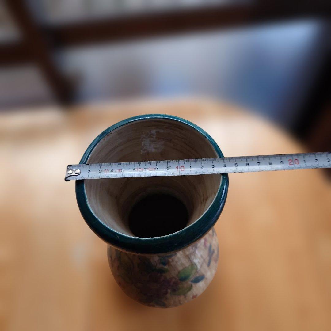 イタリア　ビンテージ 陶器製花瓶