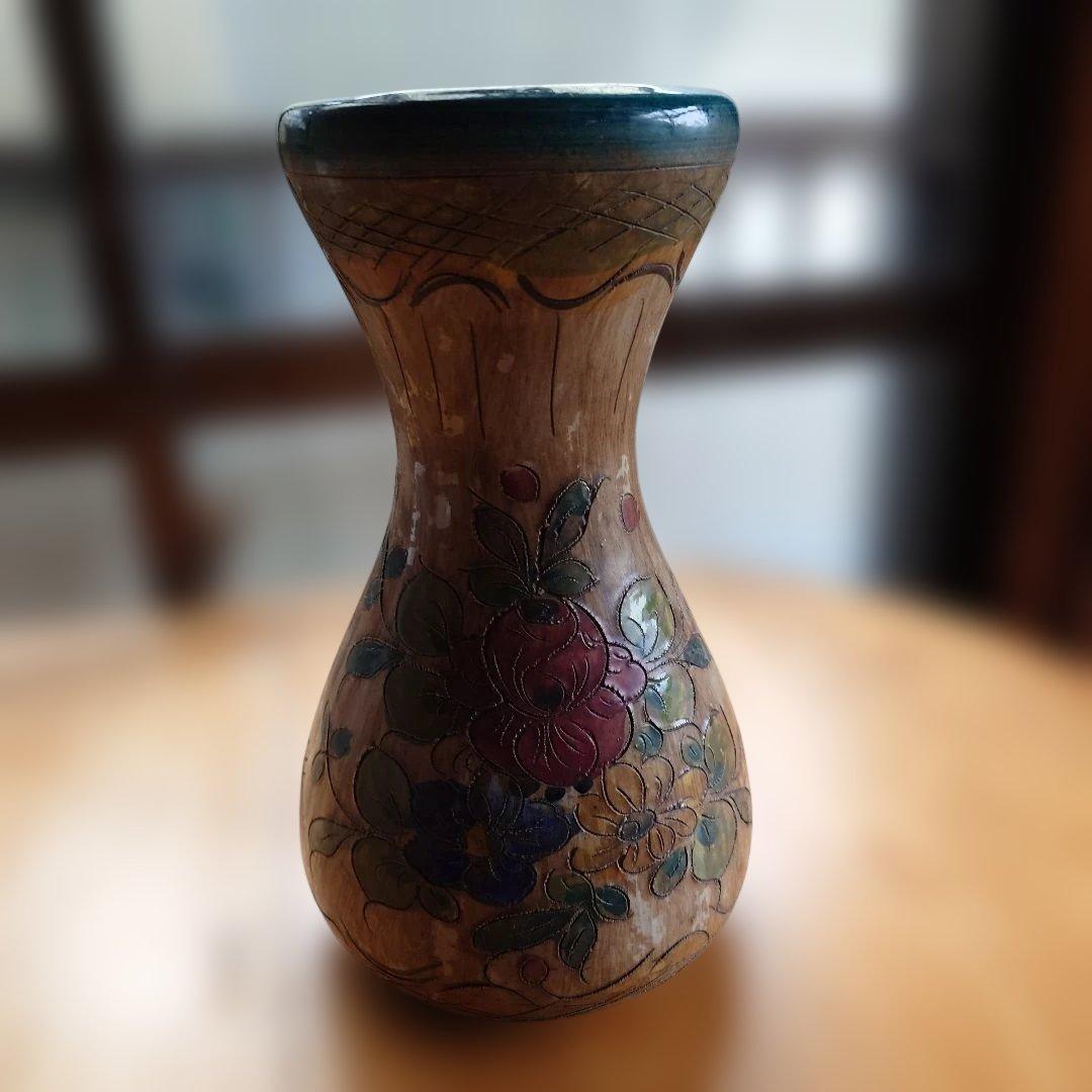 イタリア　ビンテージ 陶器製花瓶