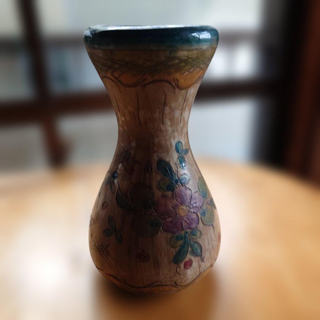 イタリア　ビンテージ 陶器製花瓶