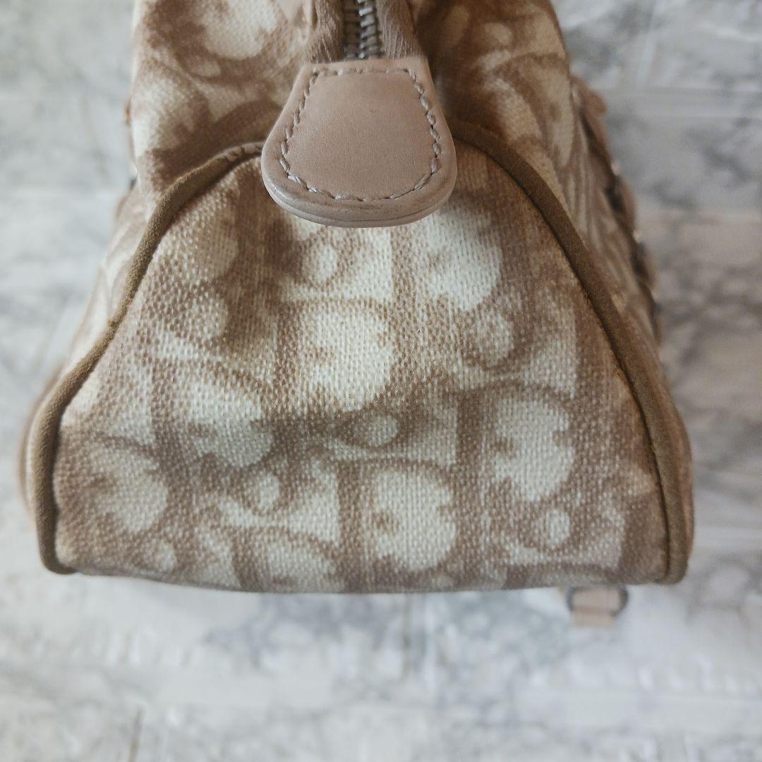 クリスチャンディオール　トロッターロマンティック　リボン　チェーンハンドバッグ