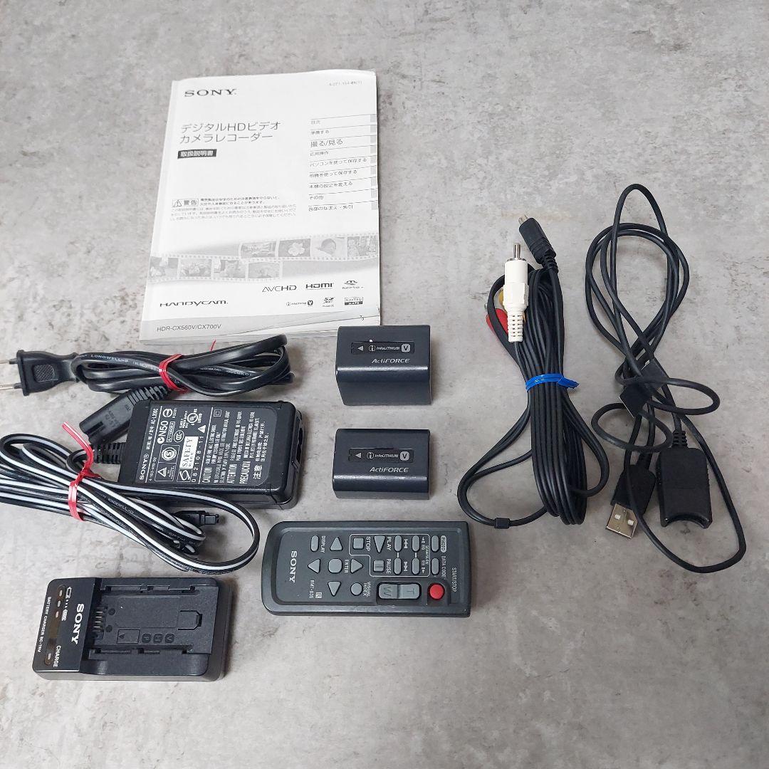 【ジャンク】SONY デジタルHDビデオカメラレコーダー HDR-CX560V
