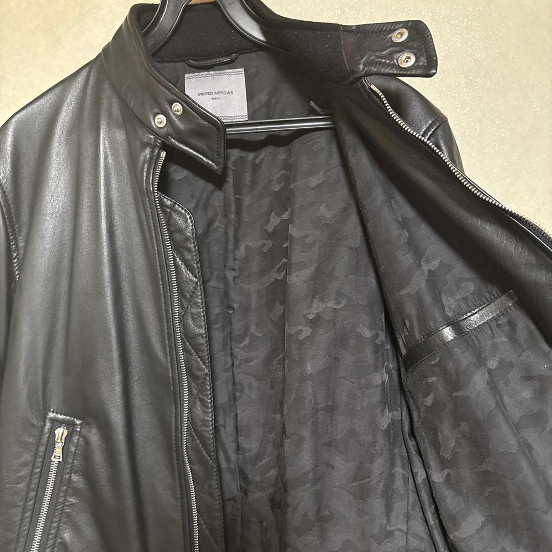 UNITED ARROWS 羊革 レザージャケット