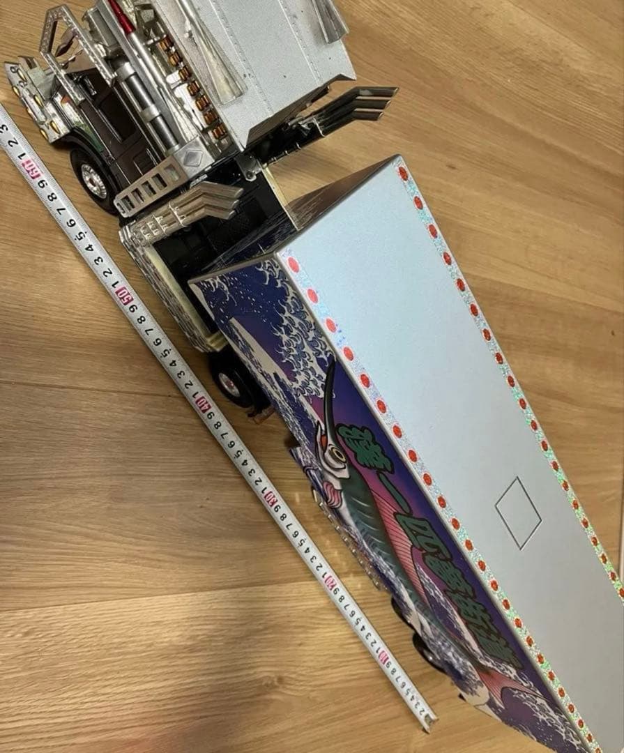 1番星　デコトラ模型　電飾付き　２台 アオシマ トラック野郎 ダンププラモデル