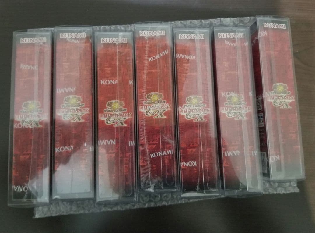 【新品未開封】LIMITED PACKシリアスレッド遊戯王シュリンク付き7BOX