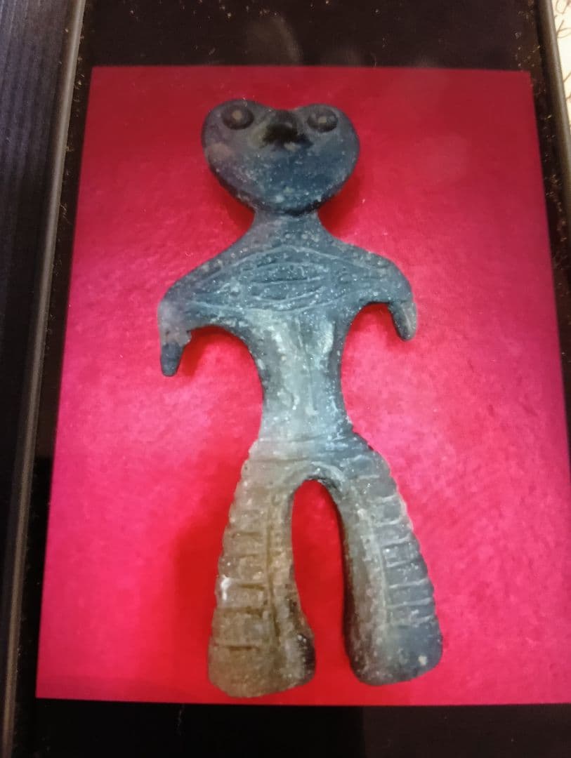 松⚫ハート形土偶　群馬県出土