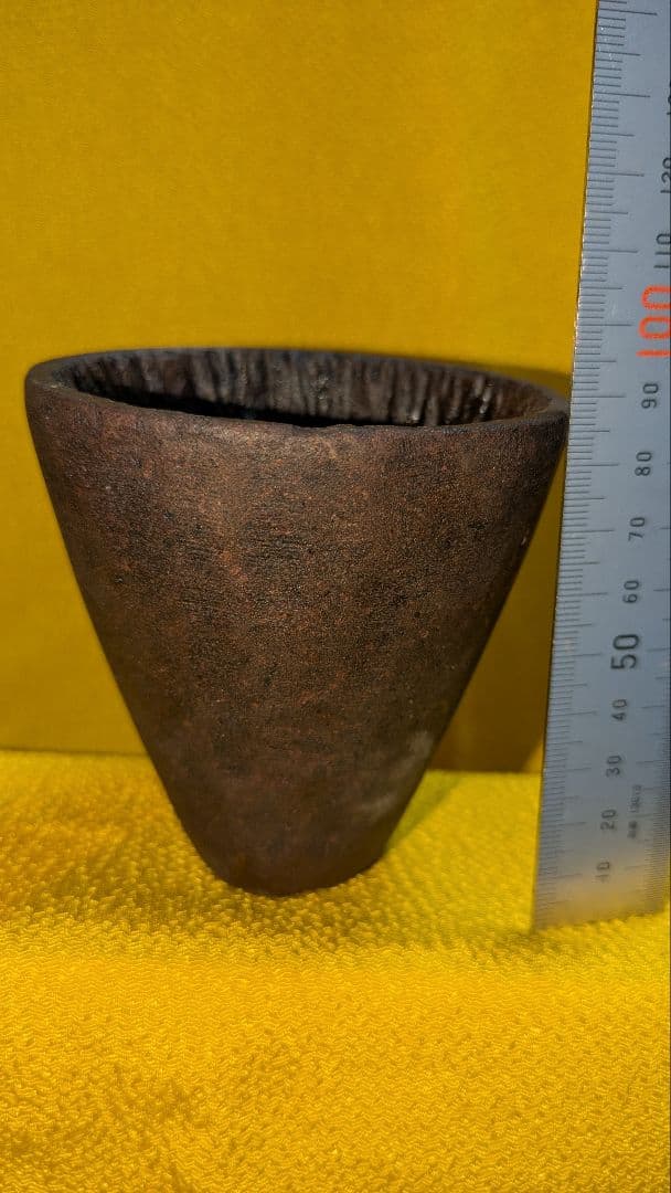 酒杯、石彫刻酒杯、安山岩彫刻酒杯、倉田辰彦作