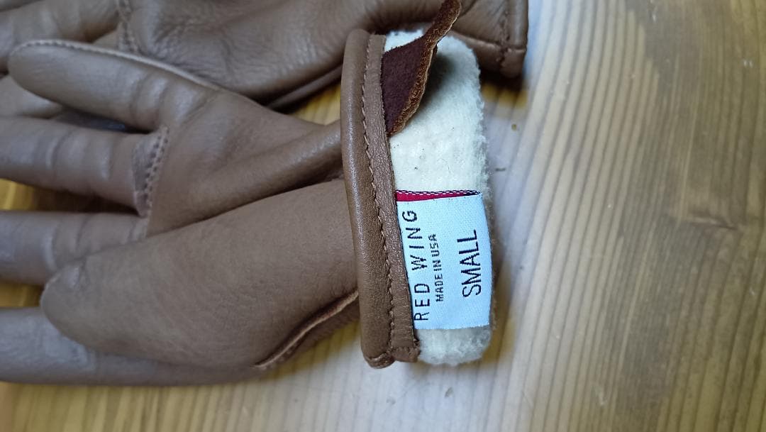 RED WING ・ レザー・手袋 ・ブラウン・グローブ・95230