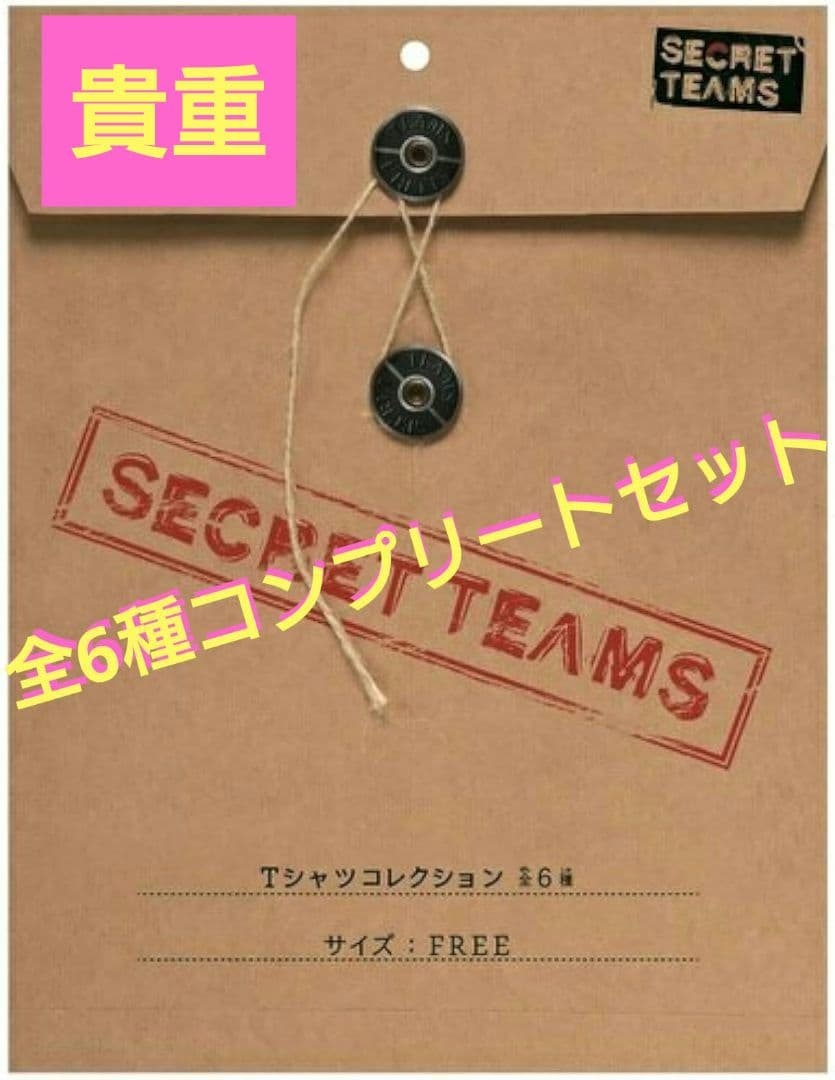 【貴重】SECRET TEAMS Tシャツコレクション【全6種コンプリート】