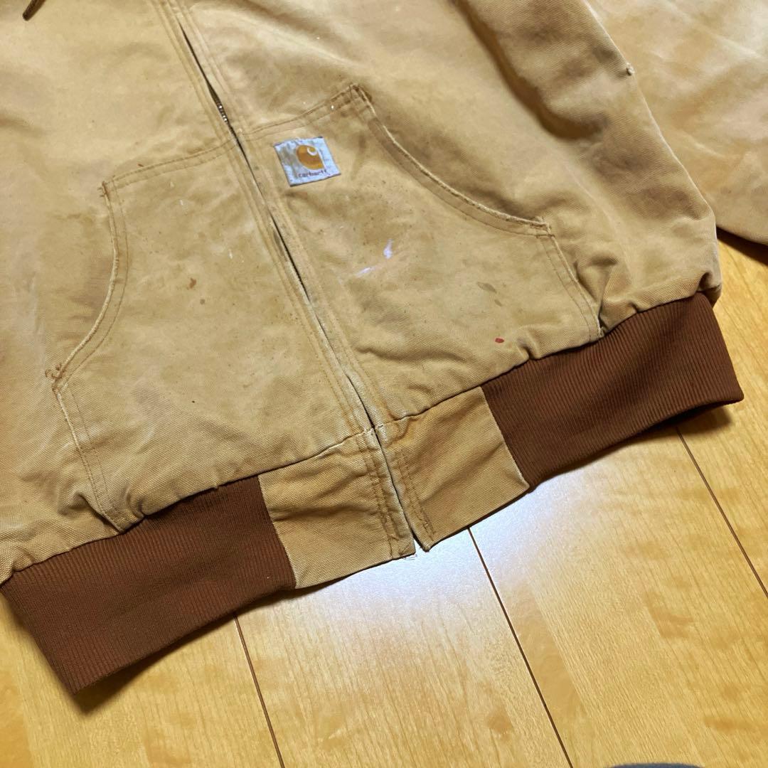 星タグ　カーハート　アクティブジャケット　アメリカ製　L 90s
