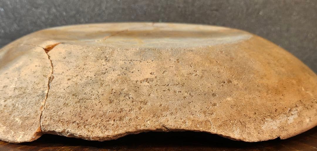 古墳時代〜平安時代　土師器　赤褐色土器　盤　皿　直径 約25.9cm　岩手県出土