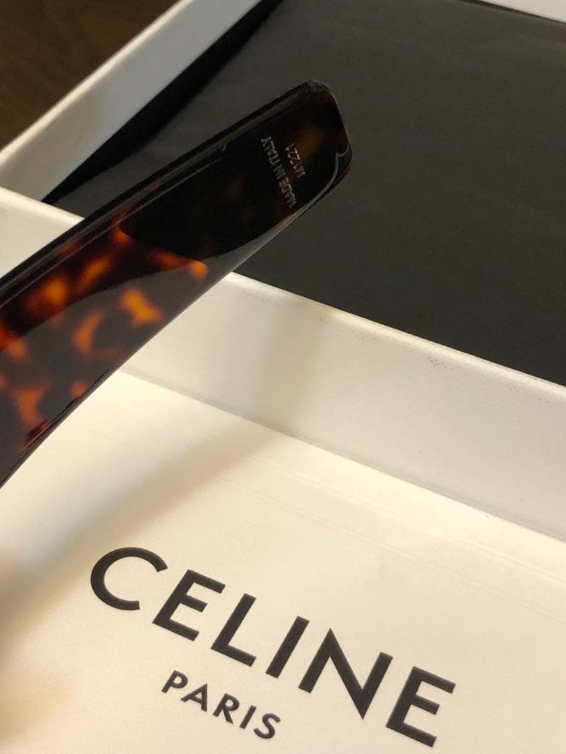 CELINE ヘアバンド　カチューシャ　ブラウン