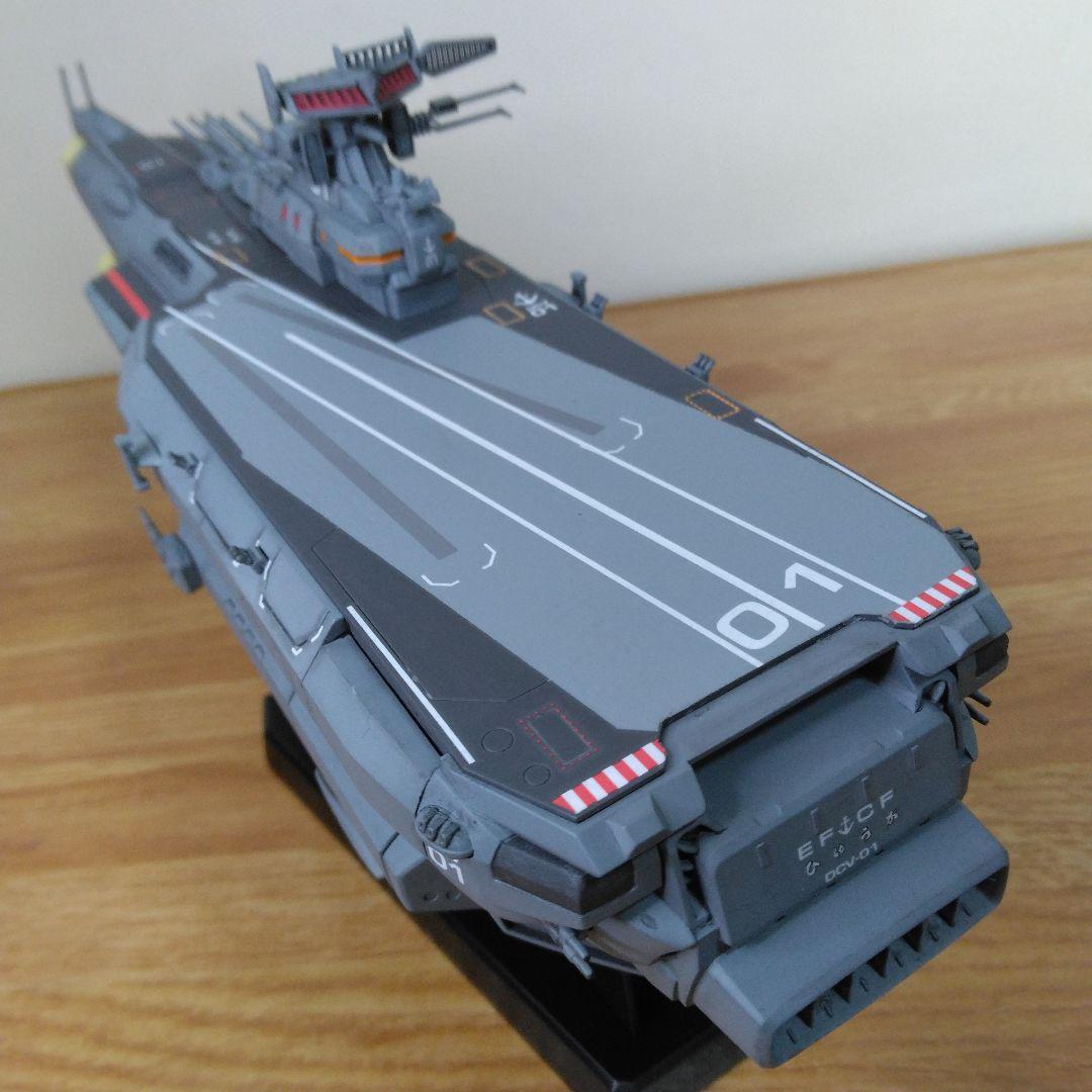 宇宙戦艦ヤマト3199 1/1000戦闘航宙母艦ヒュウガ全塗装完成品