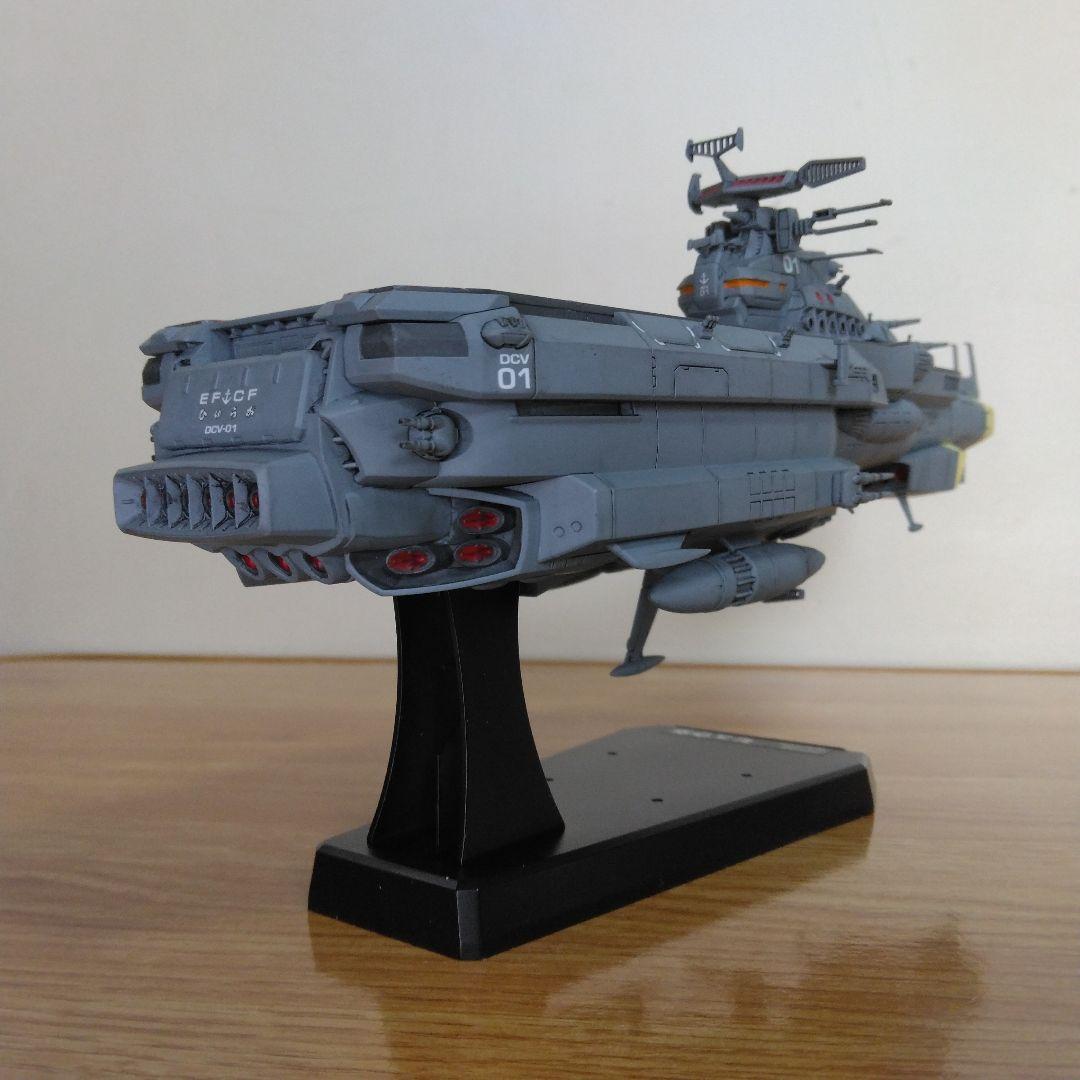 宇宙戦艦ヤマト3199 1/1000戦闘航宙母艦ヒュウガ全塗装完成品