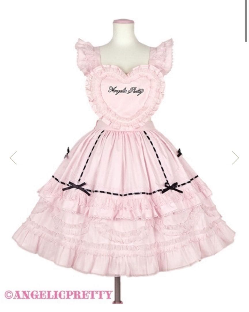 アンジェリックプリティHeart胸あて付きスカート