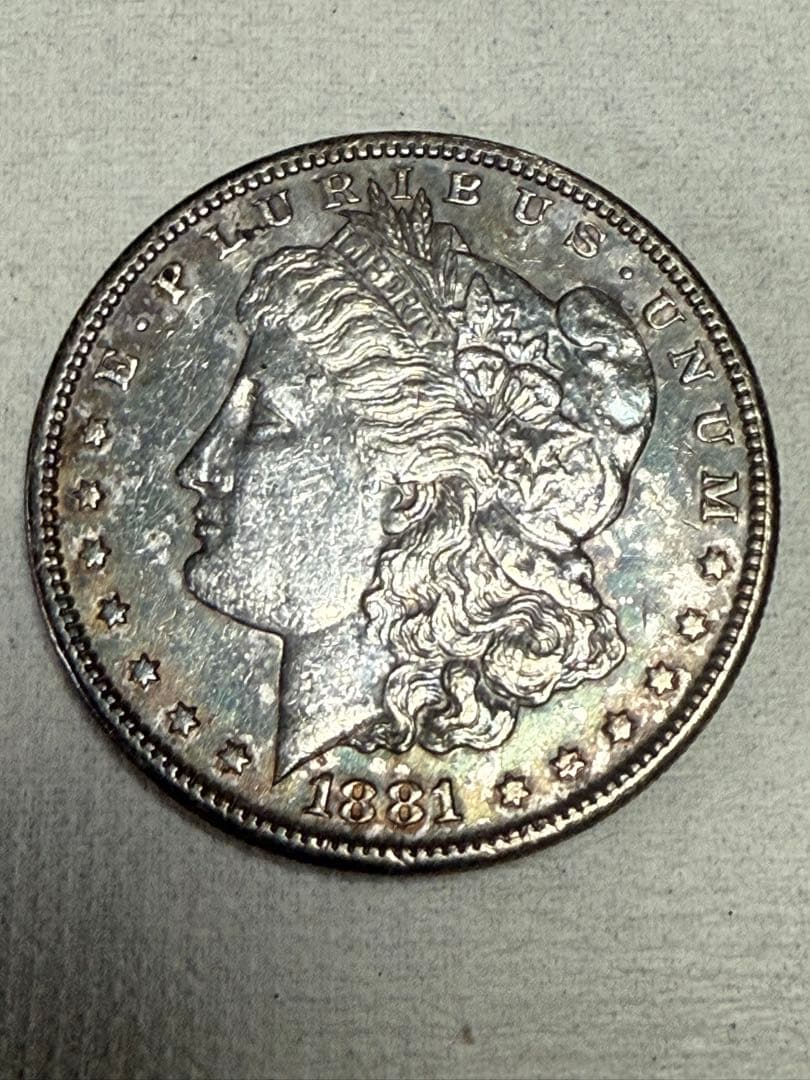 1881 モルガン・ダラー 銀貨　　出品番号⑧