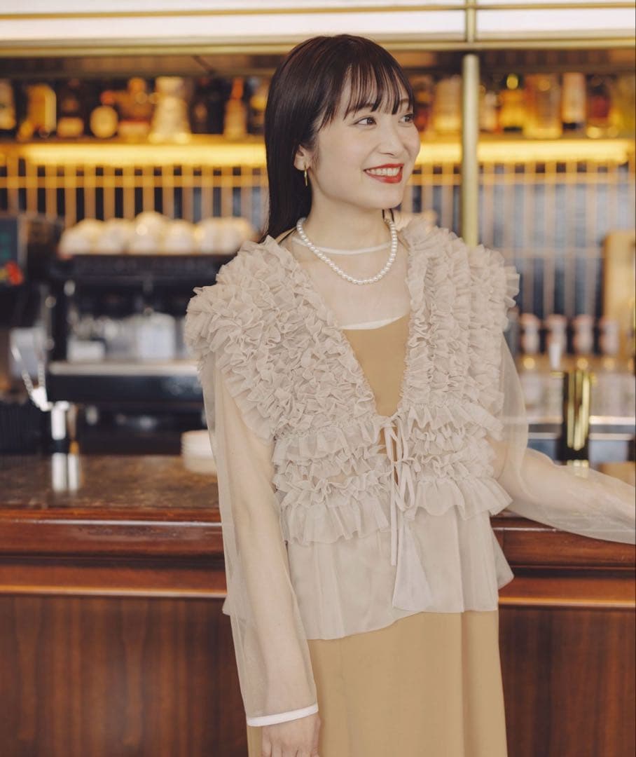 LOWRYSFARM チュールフリルベストセット