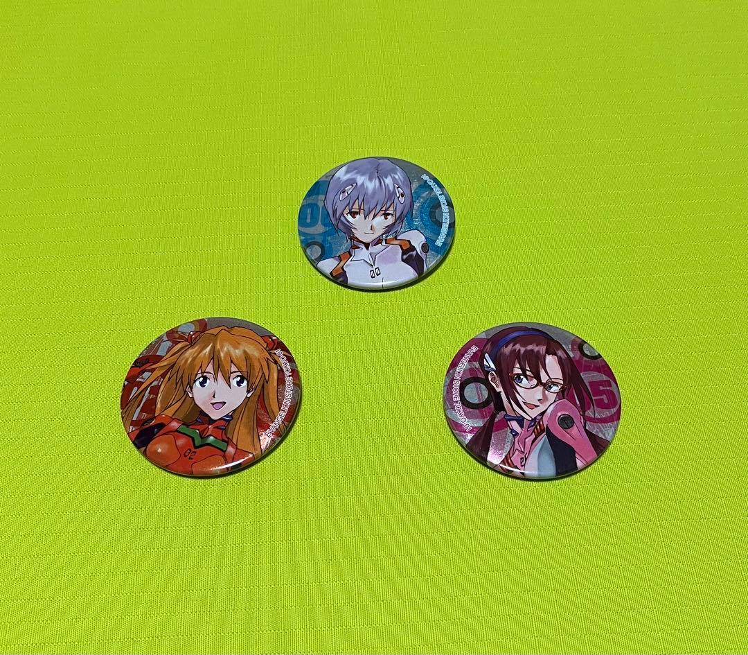 エヴァンゲリオン　東京ストア　缶バッジ　3種セット