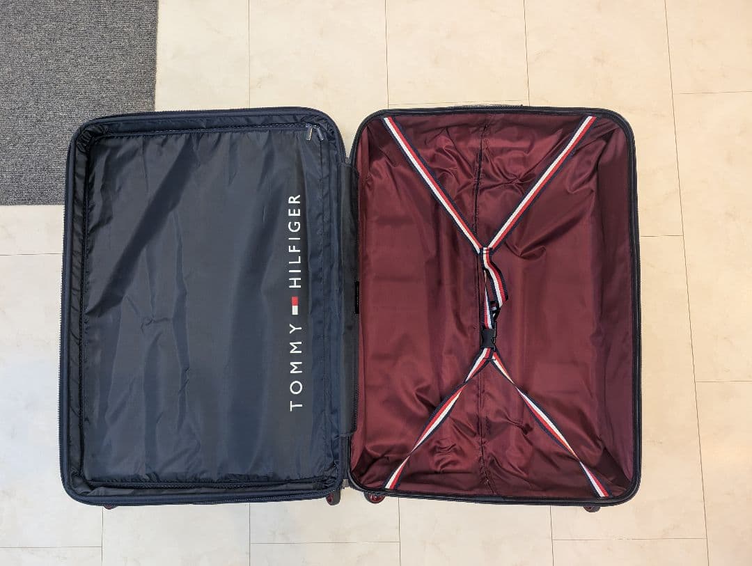トミーヒルフィガー ネイビー キャリーケース