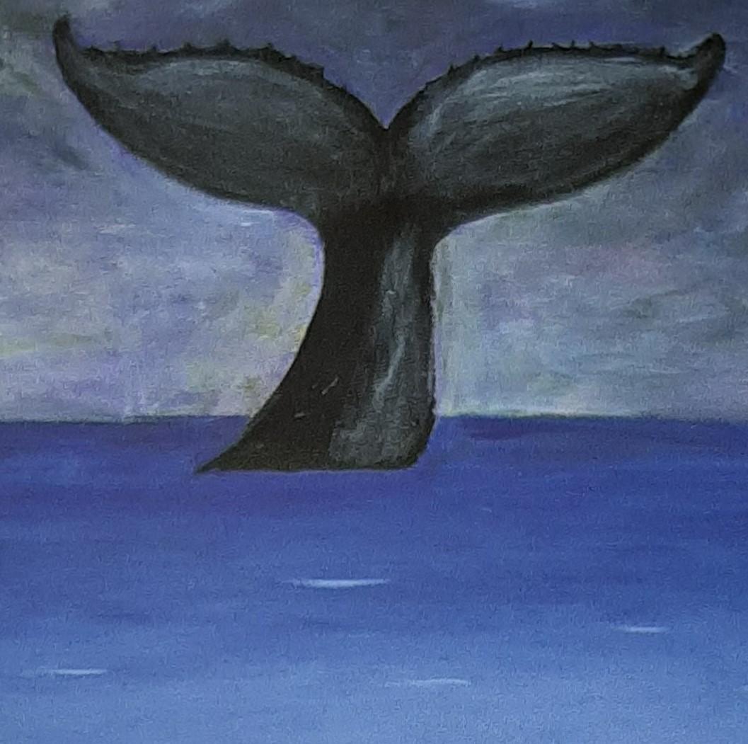 山口ダン、「日曜日の海」、希少画集の額装画、四季、風景、人気作品