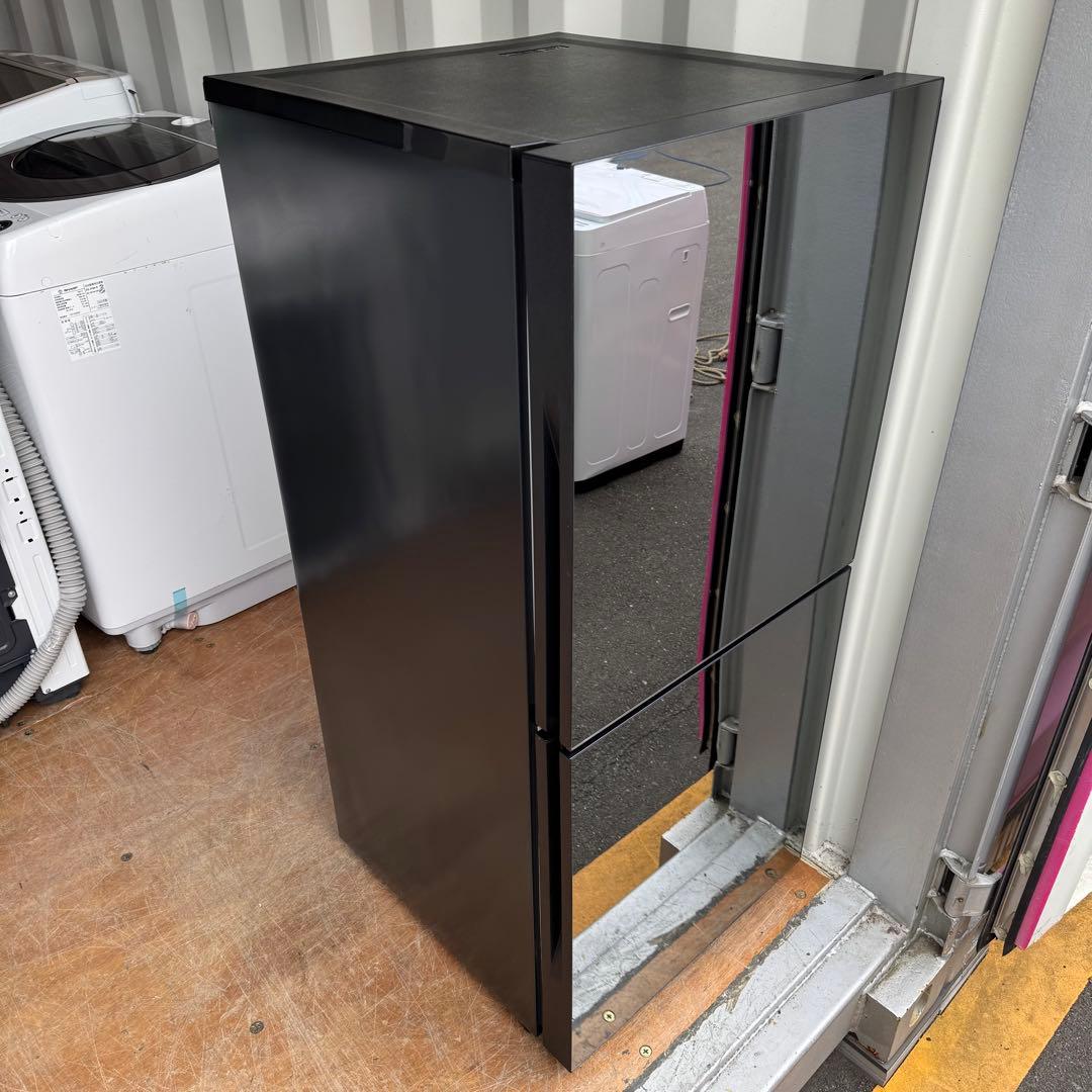 C7133★2023年製★未使用に近い★ツインバード冷蔵庫ミラーブラック鏡洗濯機