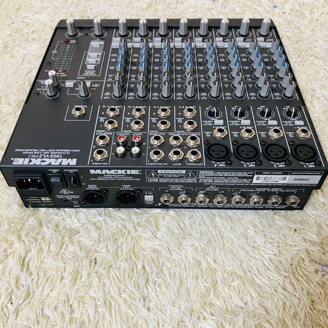 【希少】MACKIE 1202-VLZ PRO アナログミキサー