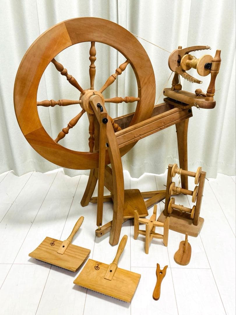 Ashford アシュフォード　木製糸車　糸巻　糸紡ぎ機　糸紡ぎ車　手紡ぎ機