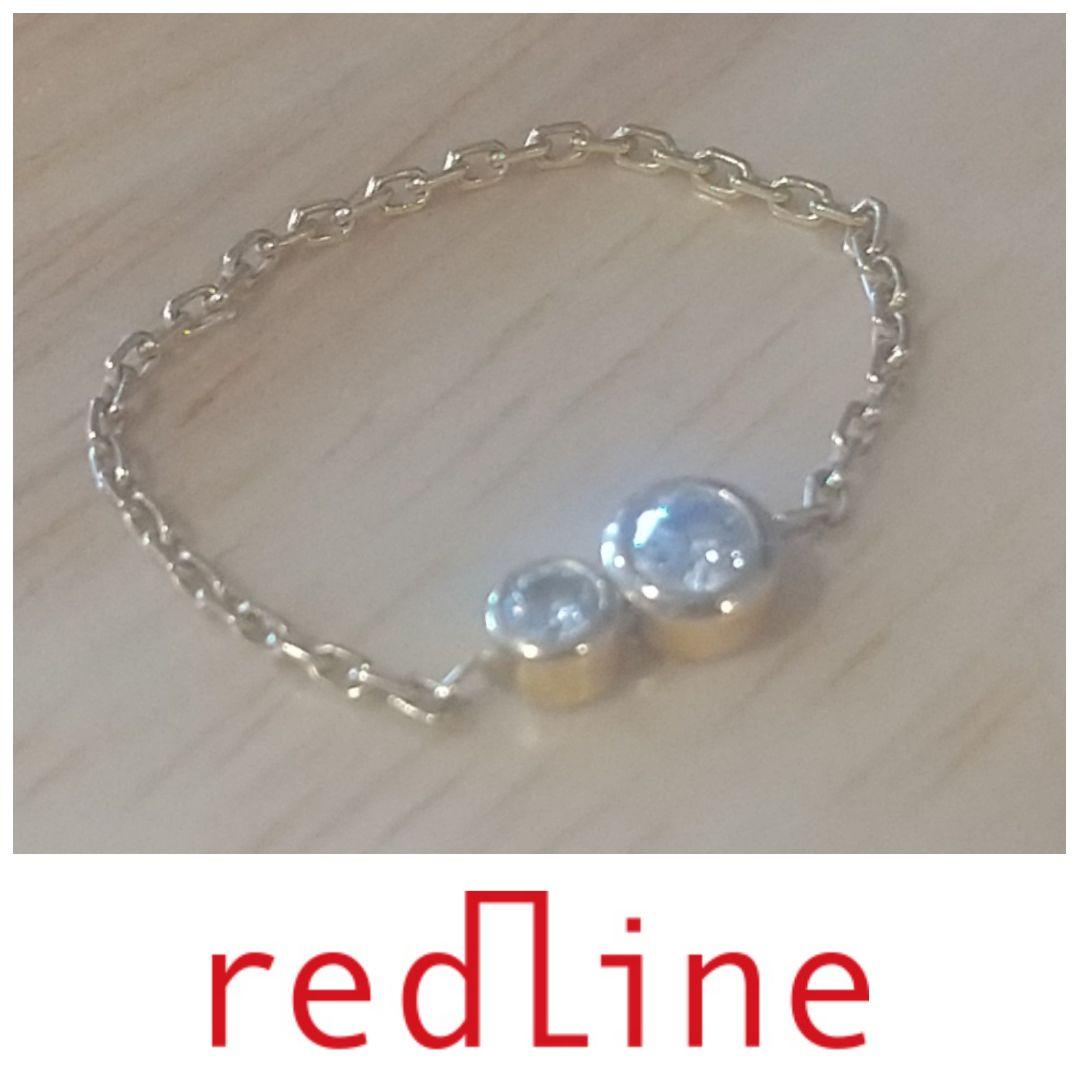 redline レッドライン ゴールドチェーン ダイヤモンド リング