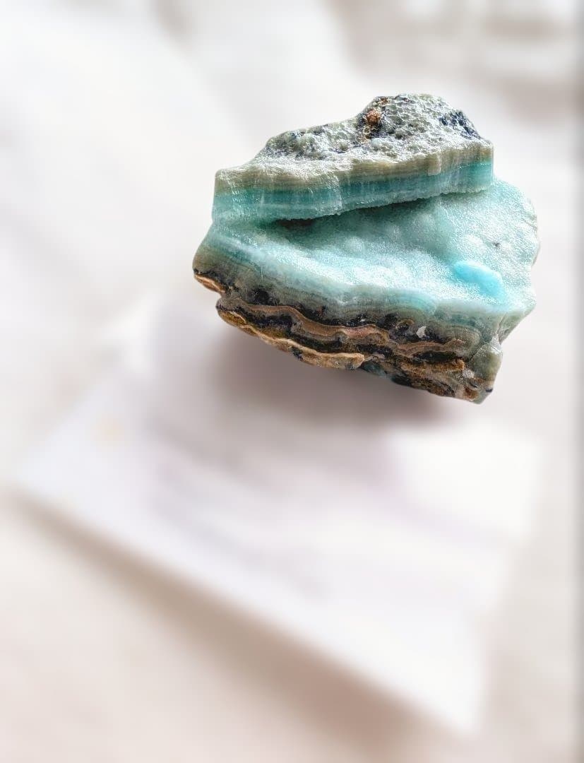 パキスタン産 アズライト アラゴナイト 共生 鉱物標本 原石