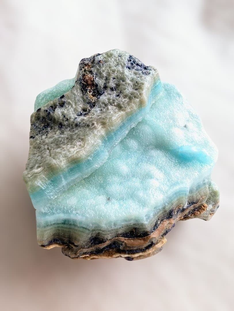 パキスタン産 アズライト アラゴナイト 共生 鉱物標本 原石