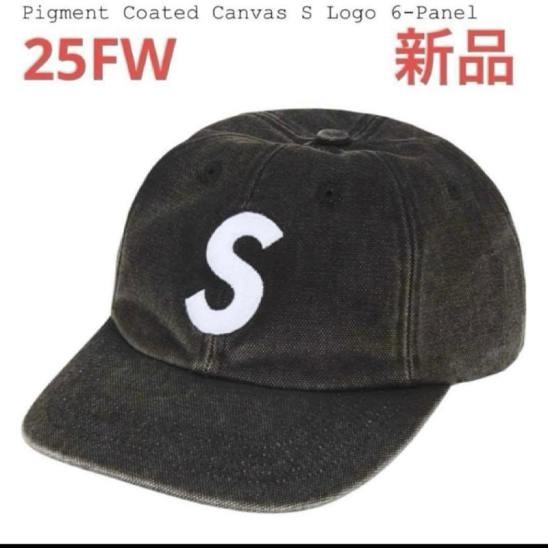 【新品】Supreme Pigment S Logo 6-Panel 黒