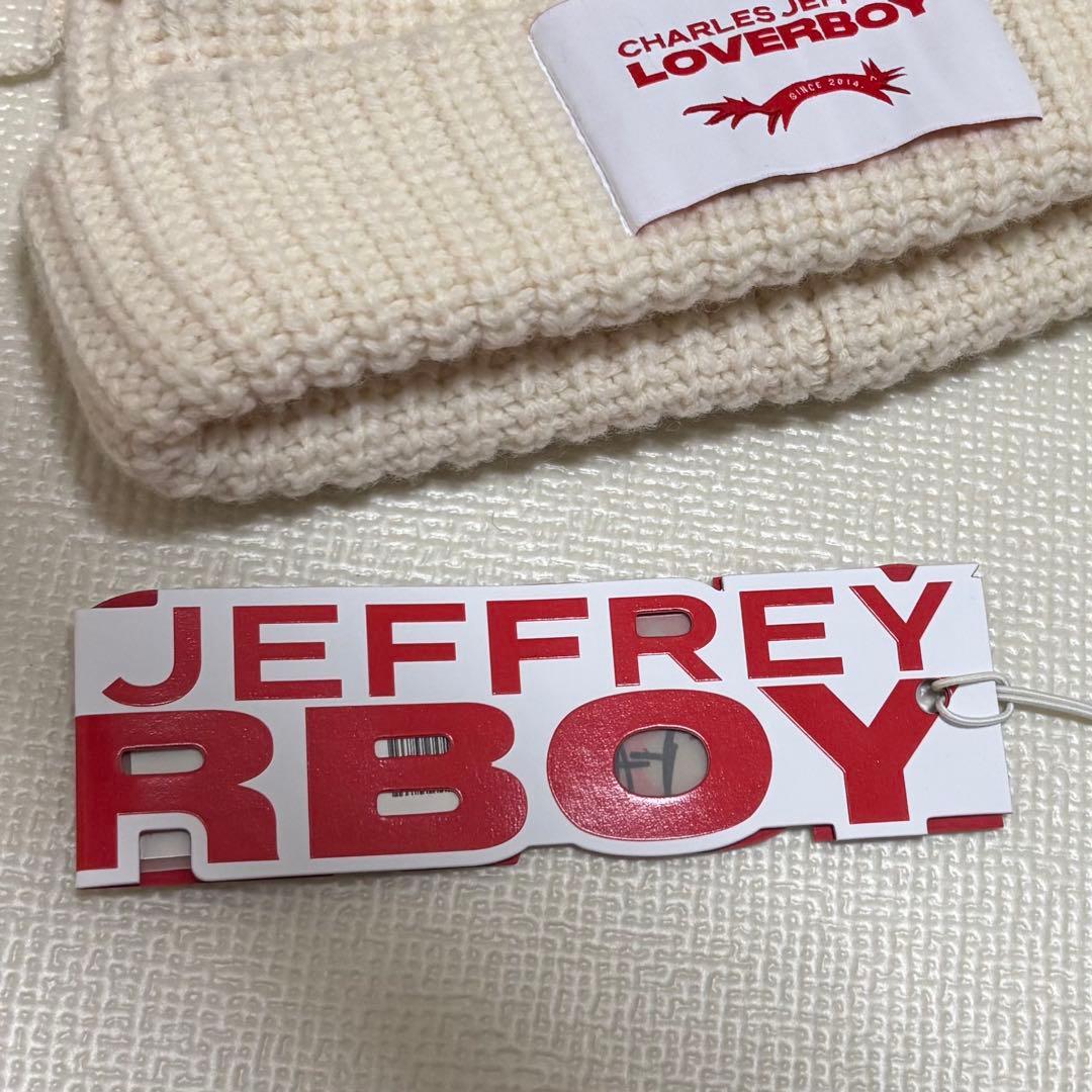 charles jeffrey LOVERBOY ニット帽　タグあり バッチあり