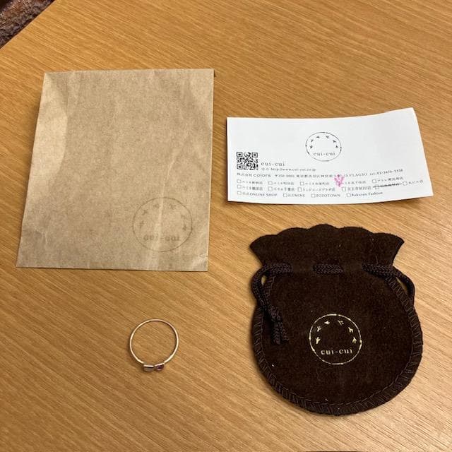 ●cui-cui　K10　アメジスト・ムーンストーン　リング