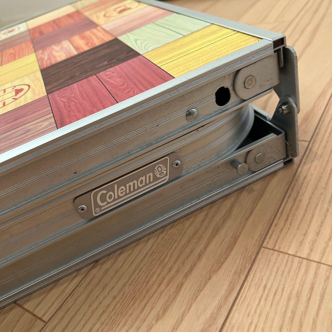 え*様 数回使用＊Coleman＊ナチュラルモザイクリビングテーブル140プラス