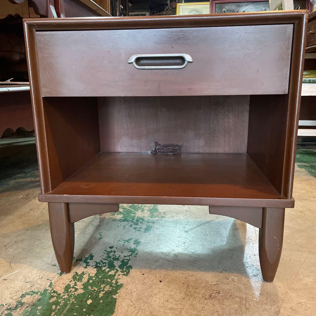 最終値下げ‼︎ アメリカンヴィンテージ・チークナイトテーブル　1980年代