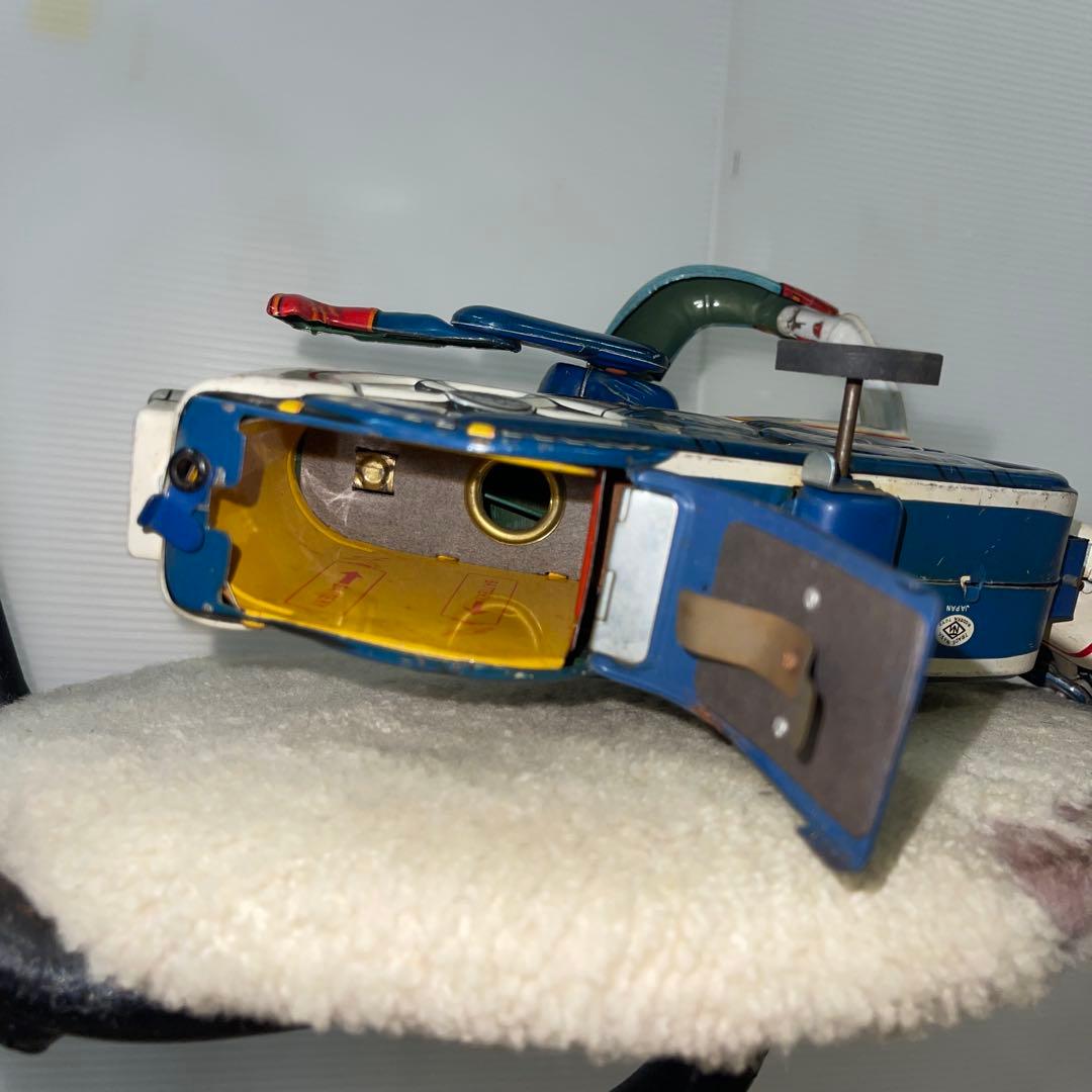 ど*ど様 ブリキ　白バイ　当時物　レトロ　昭和　ビンテージ　メイドインジャパン