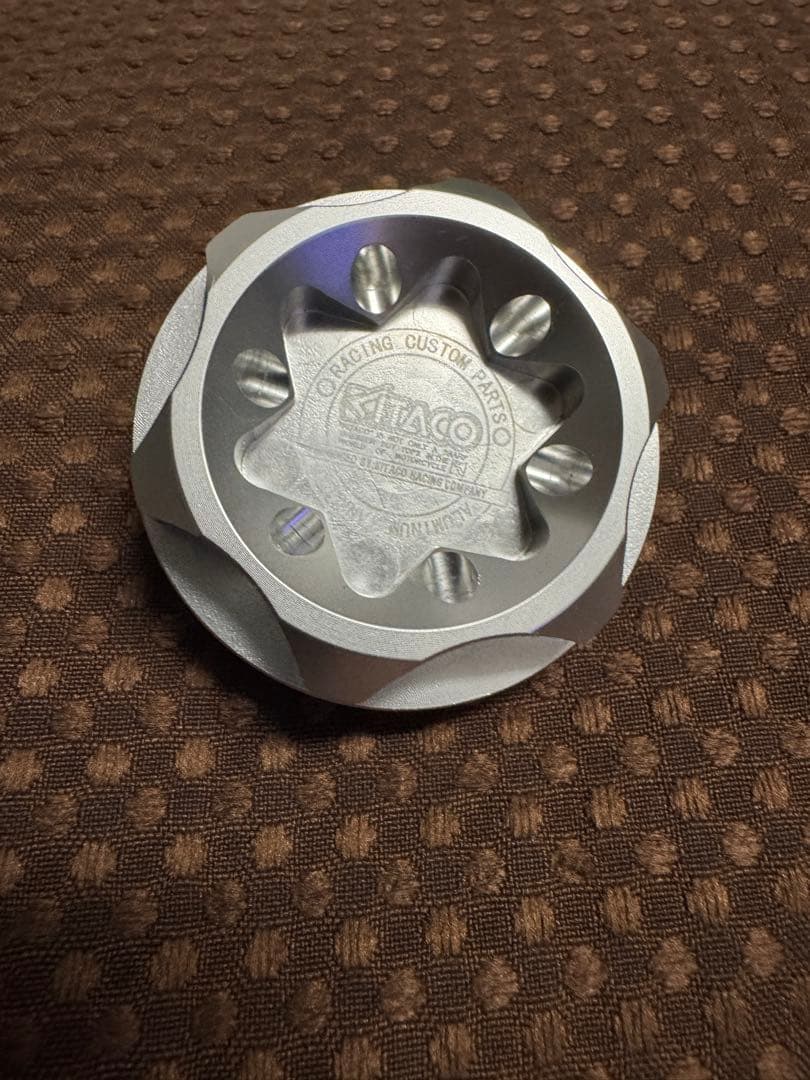 モンキー KITACO アルミタンクキャップ シルバー