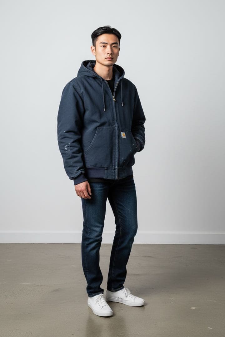 【年末セール中！】carhartt アクティブジャケット ブラック USA製