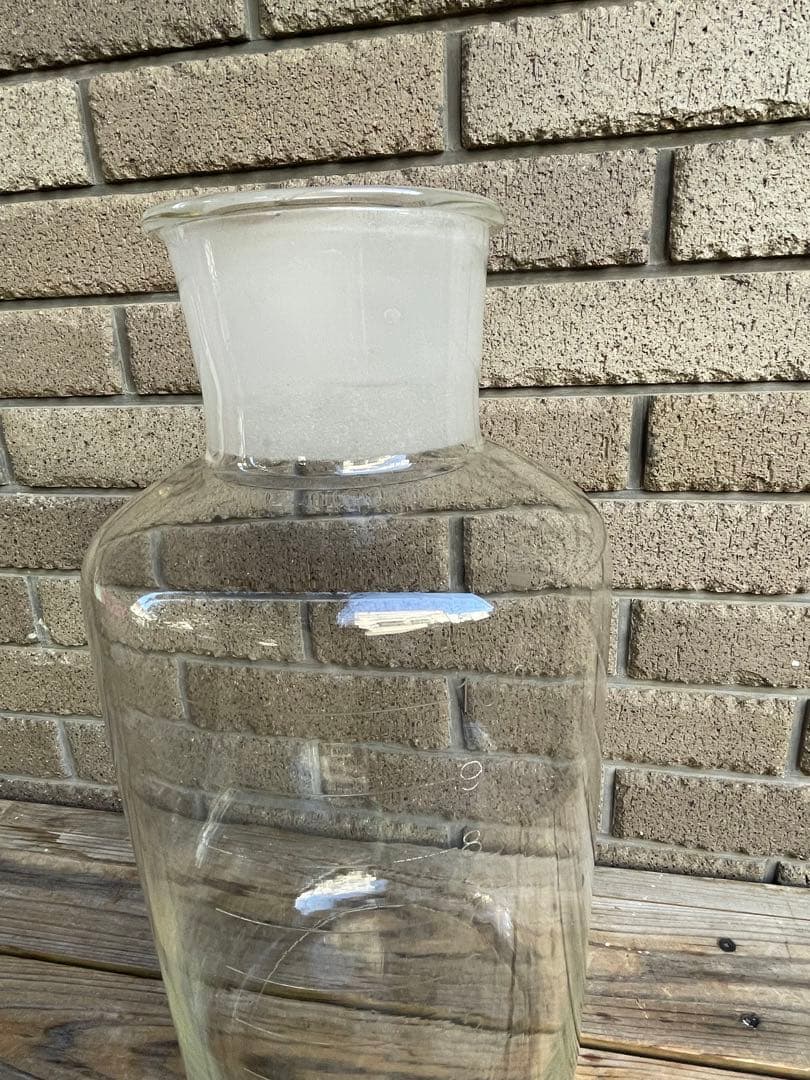 昭和レトロ　ガラス瓶　薬瓶　実験器具　特大サイズ　高さ約43センチ