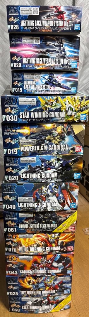 HGBF ビルドファイターズトライ　セット　未組立品