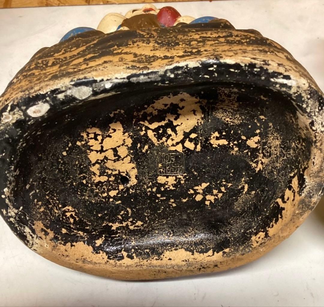 えびす弁天愚 置物 工芸品 開運 縁起物（O96）