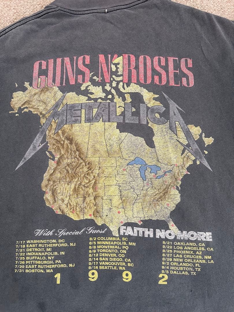 Guns N’ Roses llica ツアーT BROCKUM XL