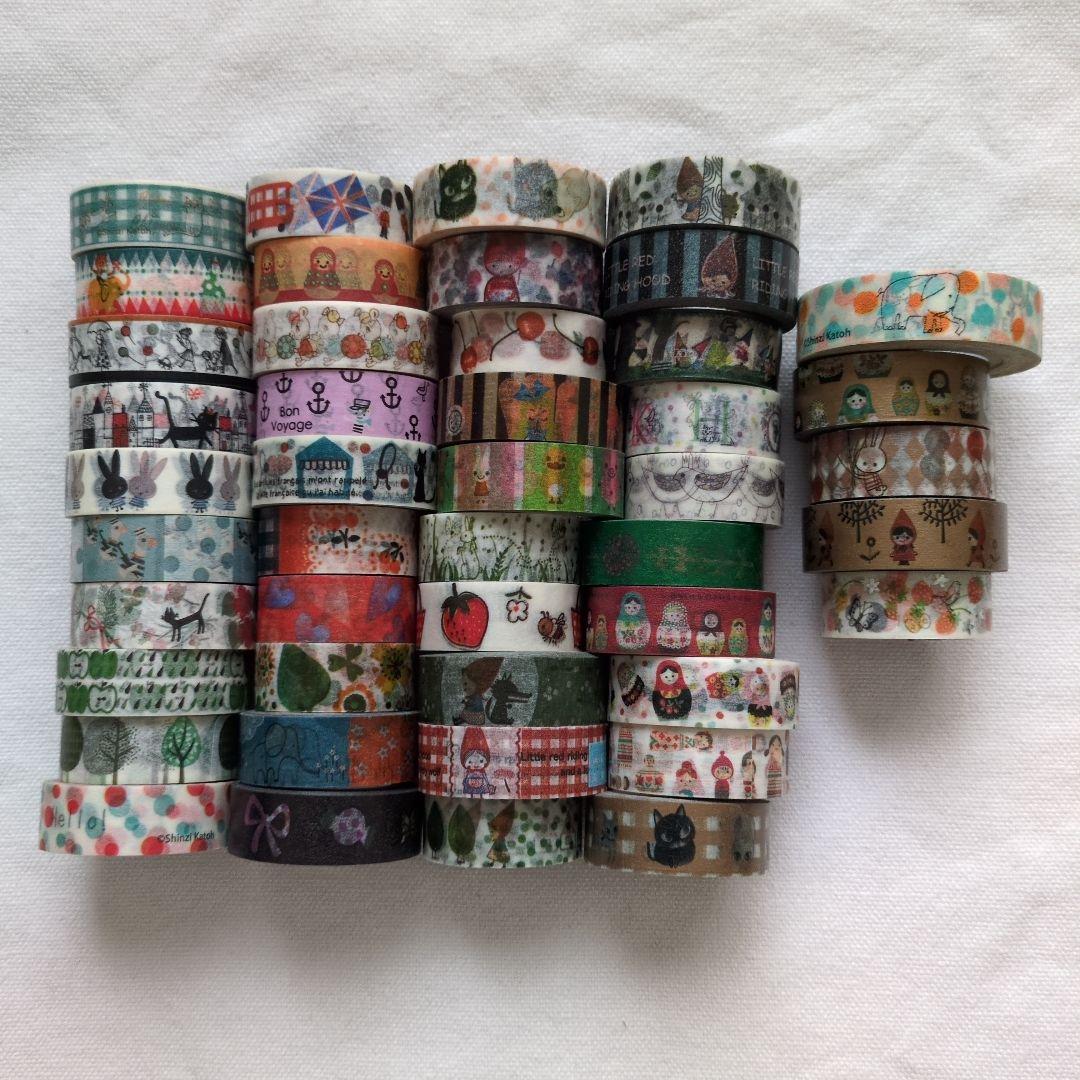 シンジカトウさん マスキングテープ まとめ売り