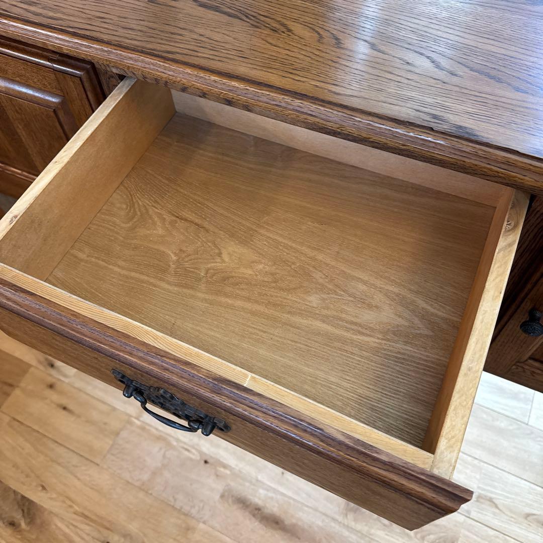 美品 アメリカ製 サイドボード オーク材 アンティーク ヴィンテージ